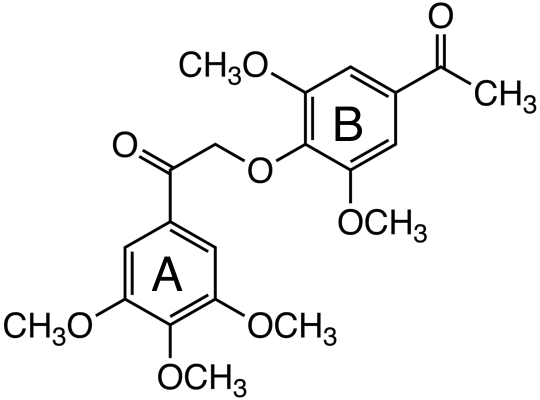 2-(4-Acetyl-2,6-dimethoxyphenoxy)-1-(3,4,5-trimethoxyphenyl)ethanone image