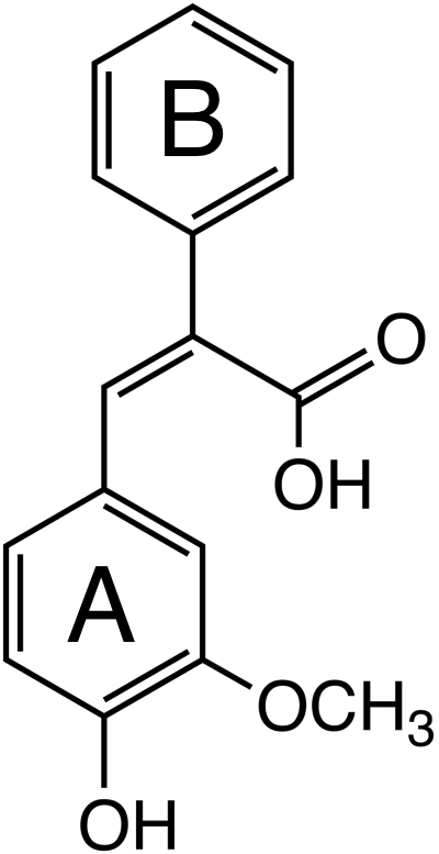 3-Methoxy-4-hydroxy Stilbene Carboxylic Acid image